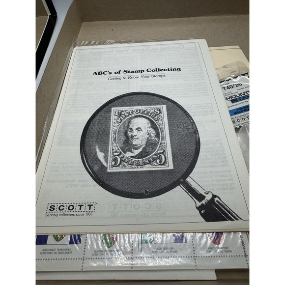 RARE Unitrade 2008 Canadian Stamp Collectors Kit.. (Hinges And Tongs Missing) - Picture 3 of 11